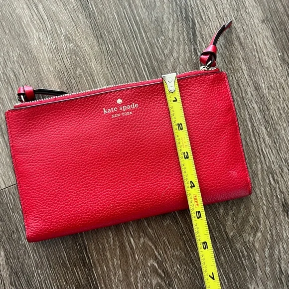 Kate Spade Red Wallet or Clutch - Picture 7 of 7
